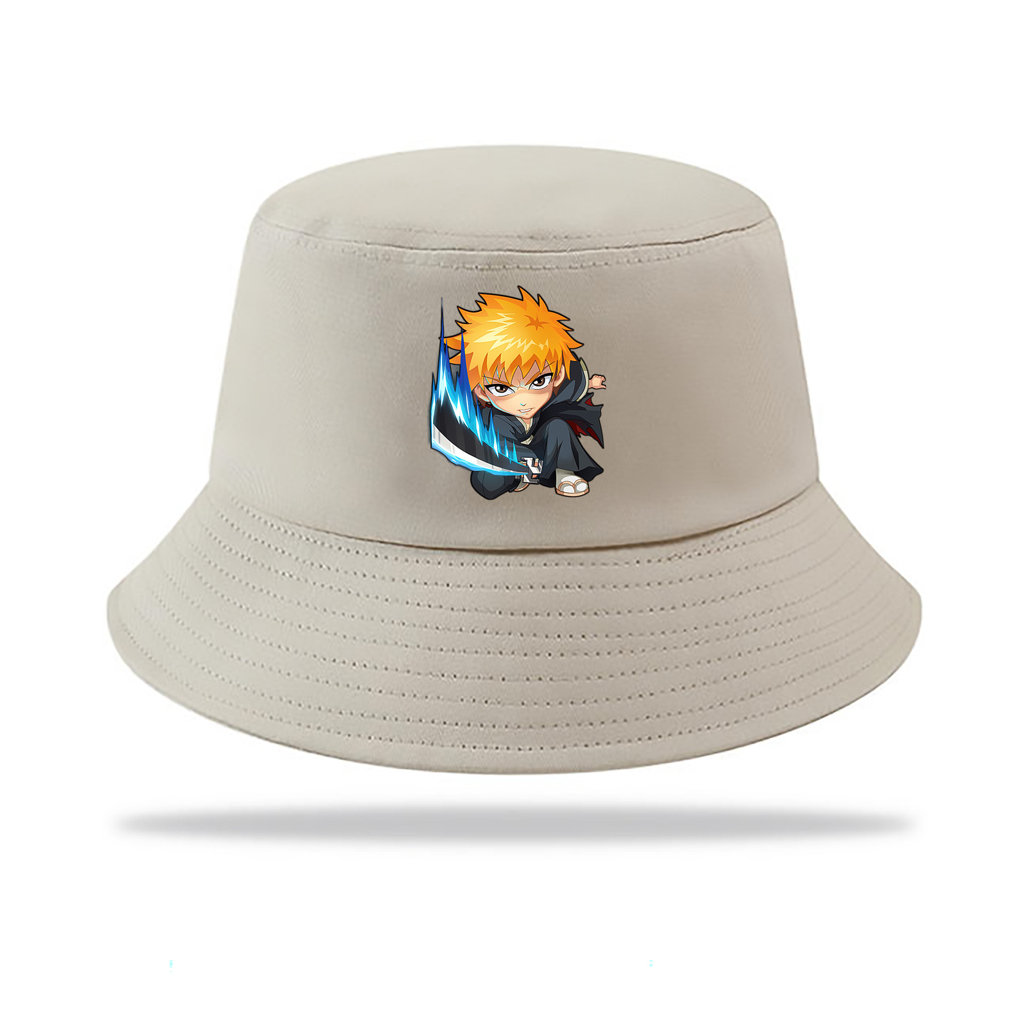 （画像用） ブリーチ 黒崎一護（くろさき いちご）BLEACH Kurosaki Ichigo アウトドア日除けバケットハット